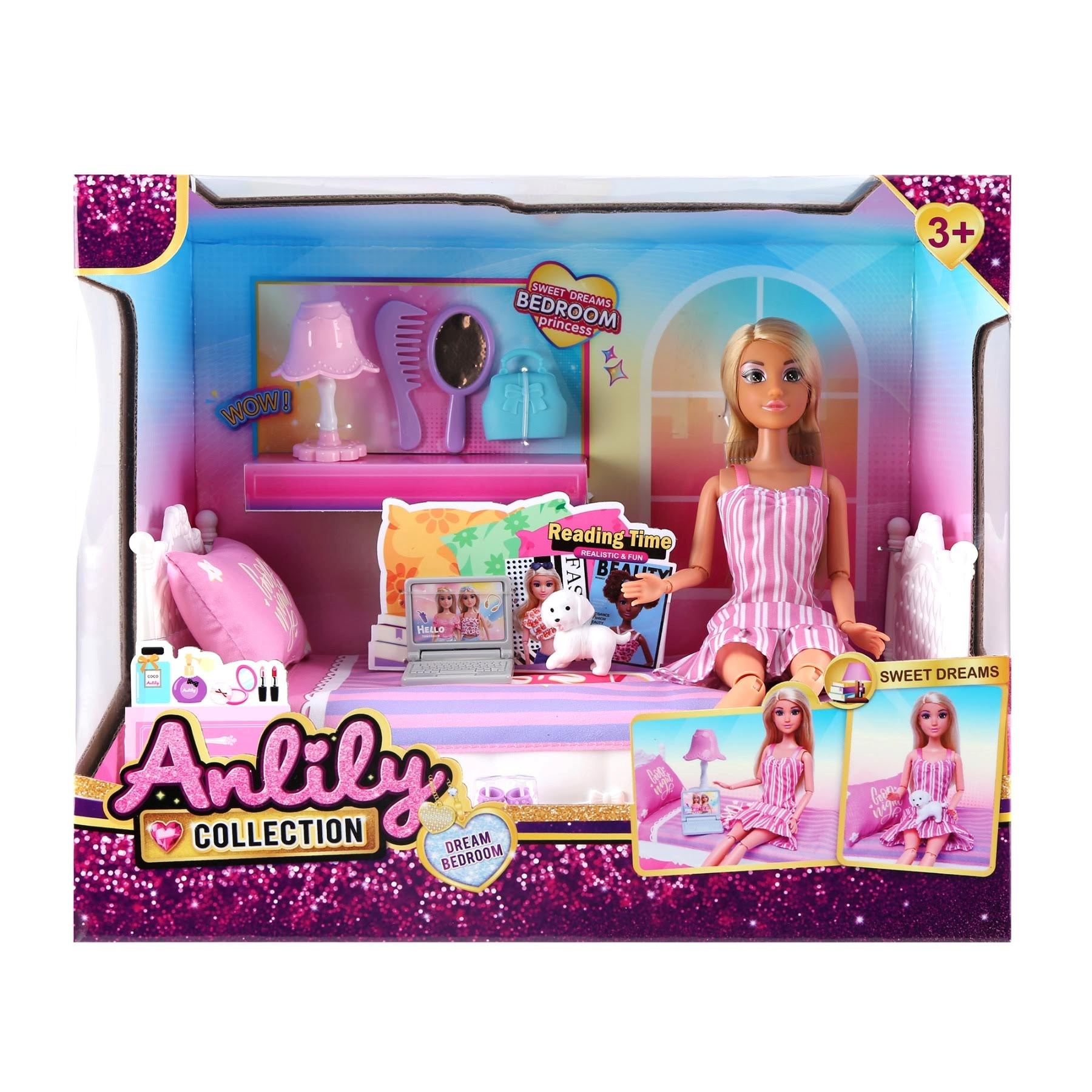 Masen Toys Doll in Bedroom - Dolls Accessories