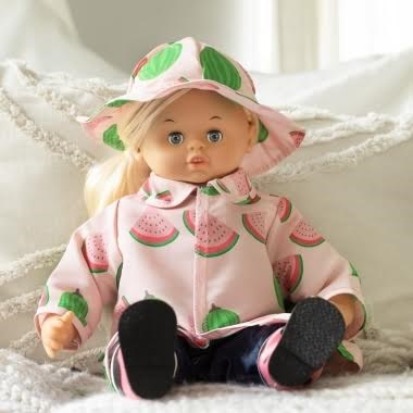 Micki Doll Clothing Raincoat & Hat - Dolls Accessories 18323