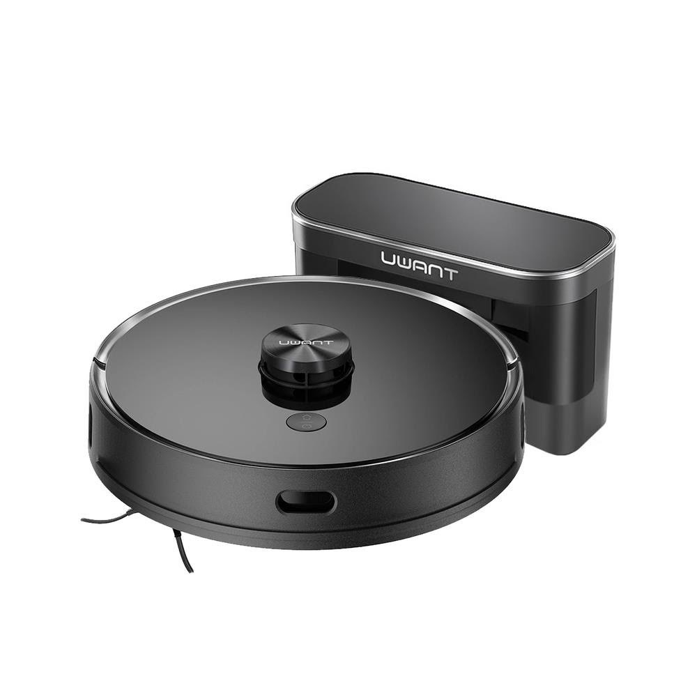 Uwant Roboter Staubsauger U100 Lite Robot Vacuum Cleaner With Mop Function + Charging Station - Grey