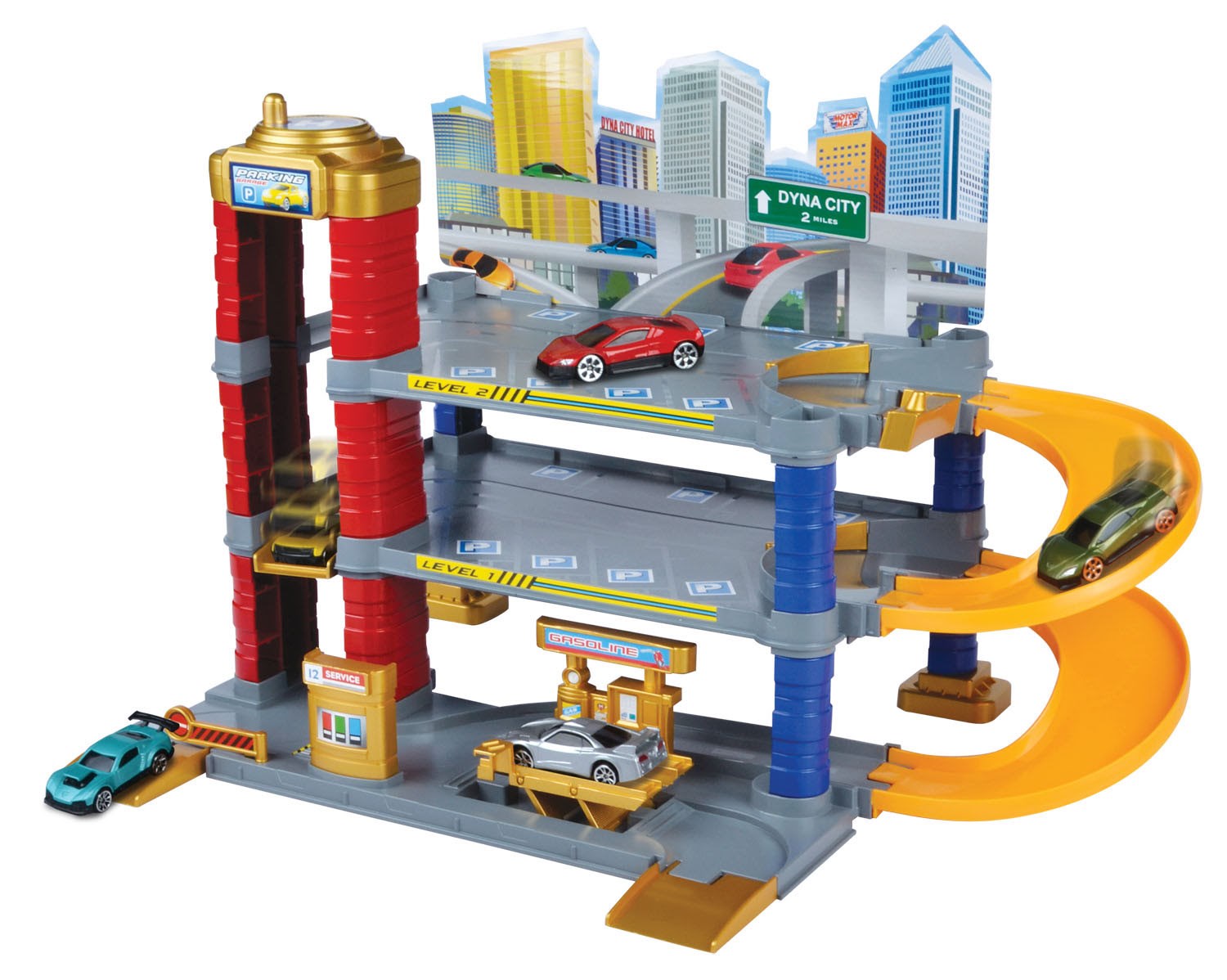 Motormax 2-storey Parking Garage - Spielzeugauto 21158