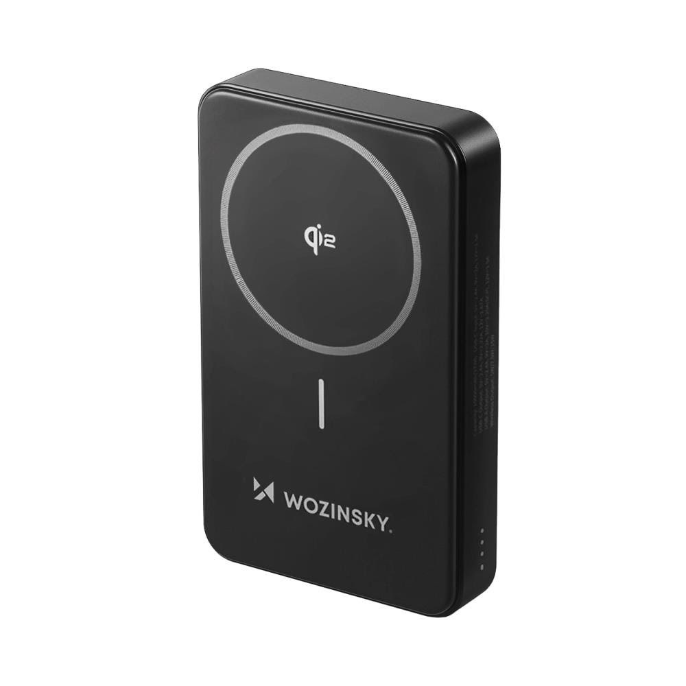 Wozinsky Wlwp-10ka0y3s 22.5W PD Qi2 10000 Mah With Stand 1x Usb-a 1x Usb-c - Black - 10000 Mah - Powerbank Akku