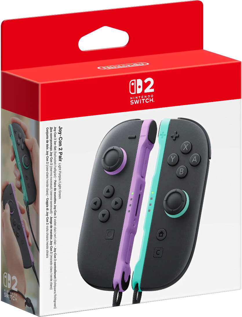Nintendo Switch 2 Joy-con 2 Pair Light Blue/light Red - Wireless Controller - Switch 2 - Wireless Controller - Nintendo Switch 2 - Gaming Zubehoer 