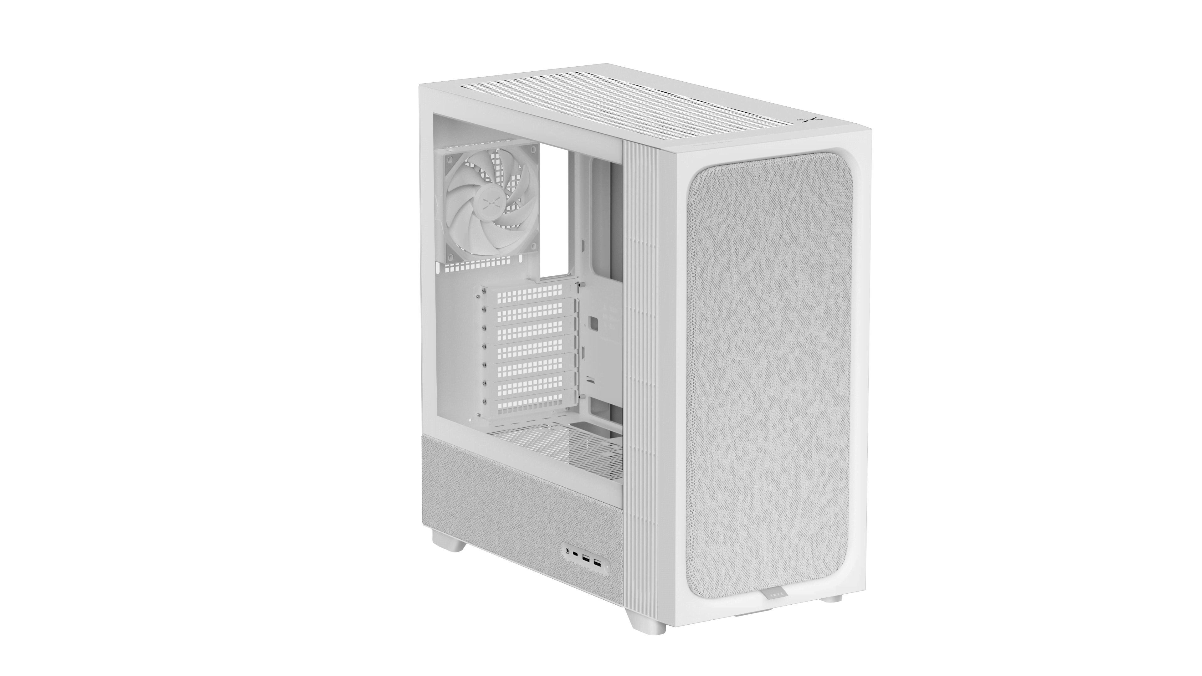 Tryx Flova F50 White - Gehäuse - Miditower - Weiß - Gehaeuse