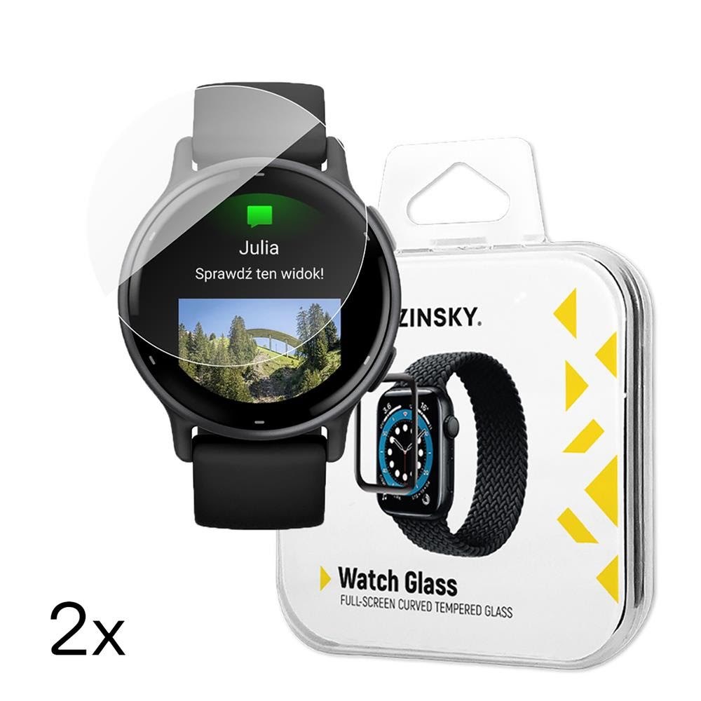 Wozinsky Full Glue Tempered Glass For Garmin Vivoactive 5 (2 Pcs) - Handys Schutzfolie 5907769366277
