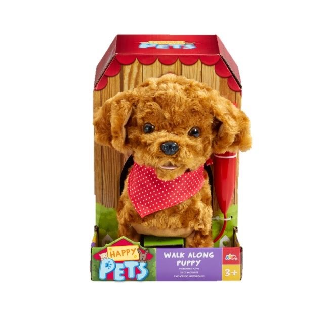 Happy Pets Walk Along Puppy - Cockapoo - Plush
