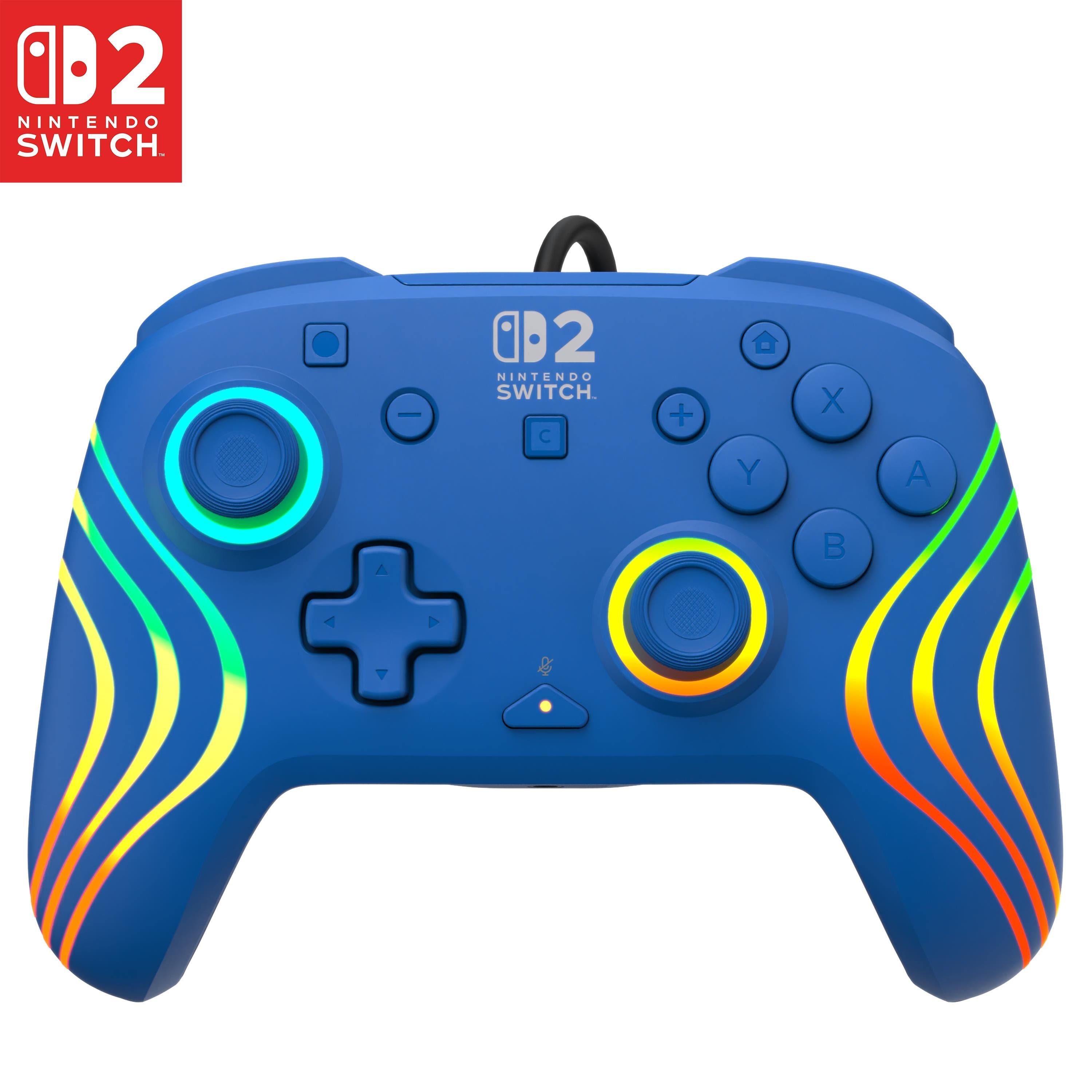 Turtle Beach Afterglow Wave - Blue - Wired Controller - Nintendo Switch - Gaming Zubehoer