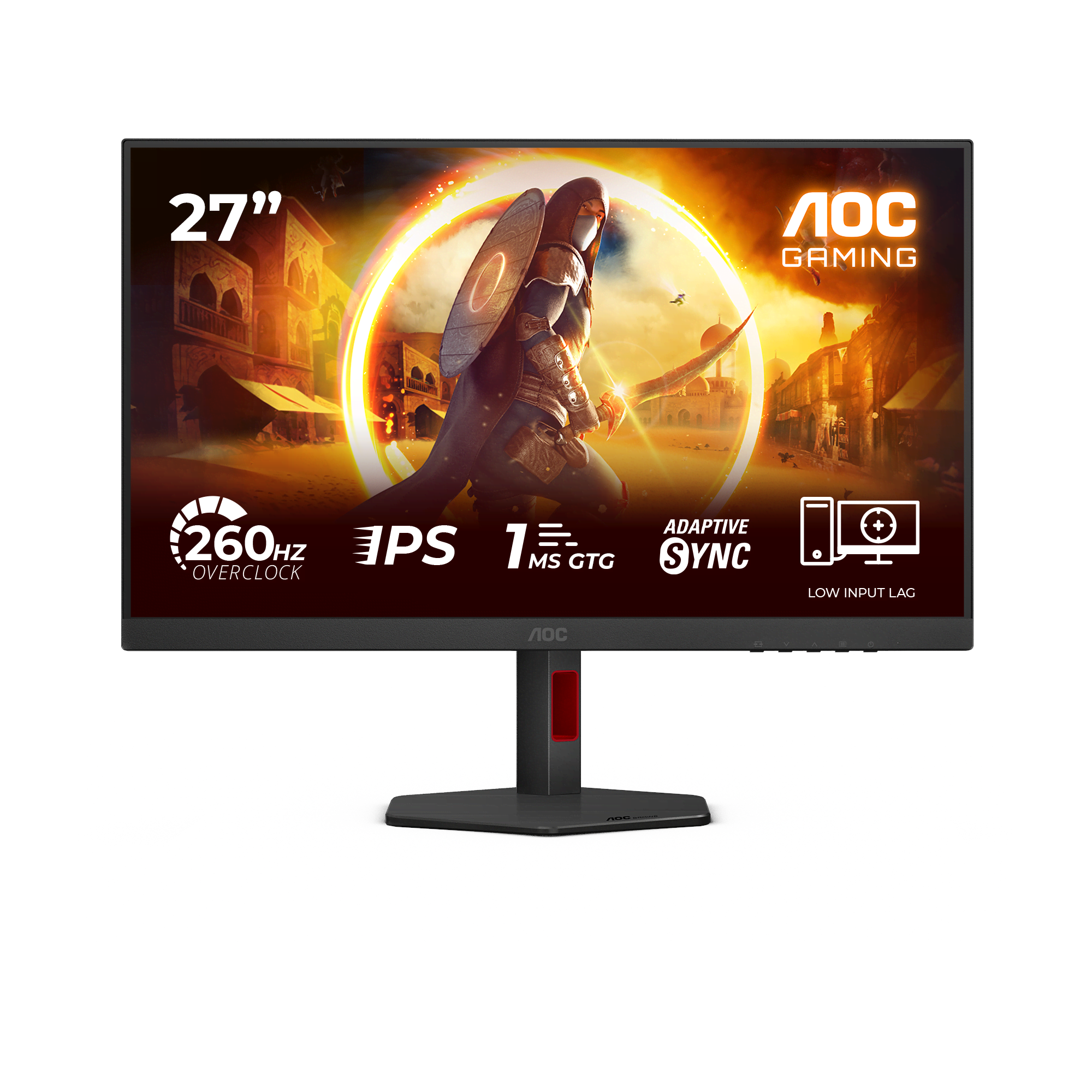 27" Aoc 27g4zr - 1920x1080 (Fhd) - 260hz - Ips - Bildschirm