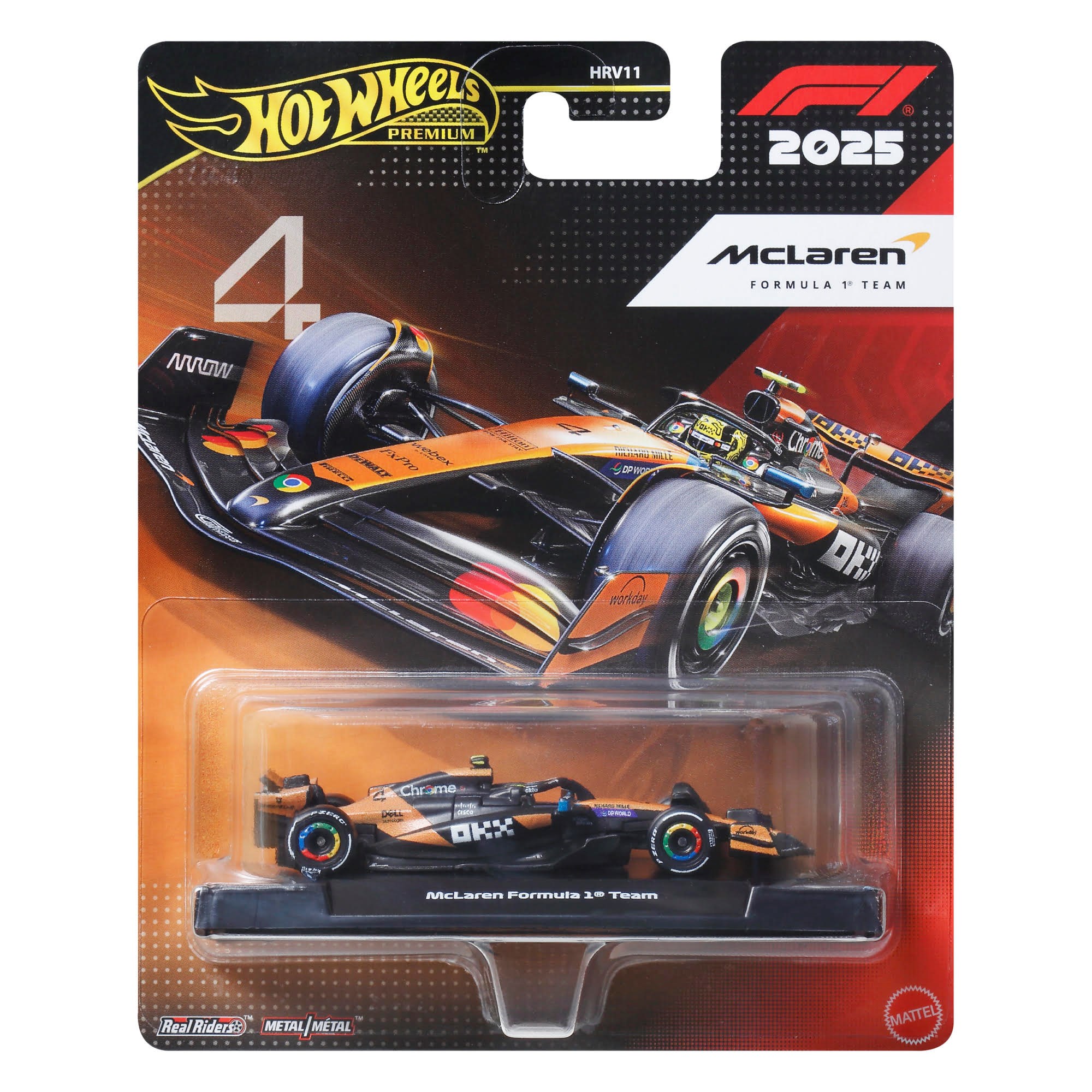 Hot Wheels F1 Racing Premium 1:64 Mercedes - Spielzeugauto