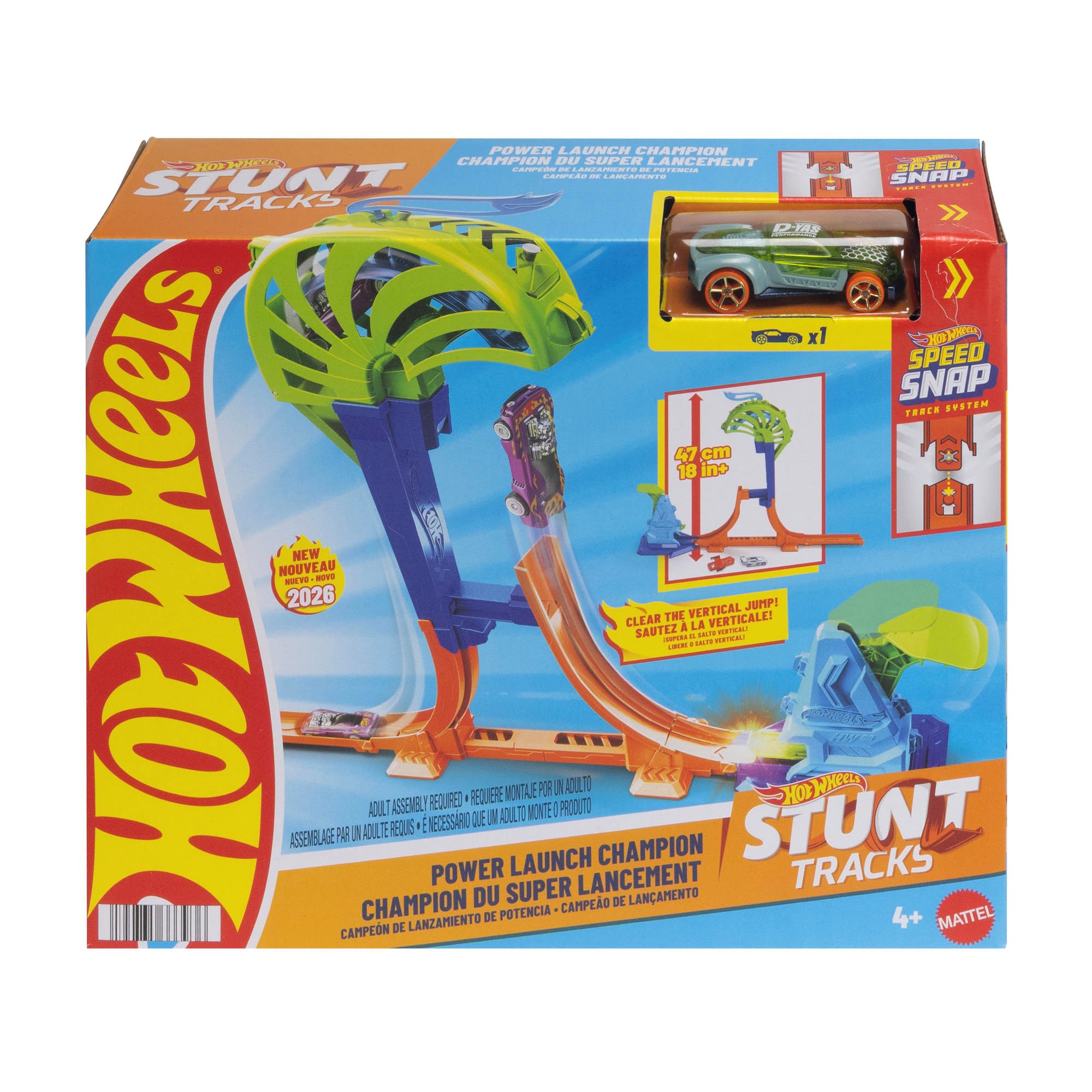 Hot Wheels Stunt Tracks Vertikaler Slam-start - Spielzeugauto