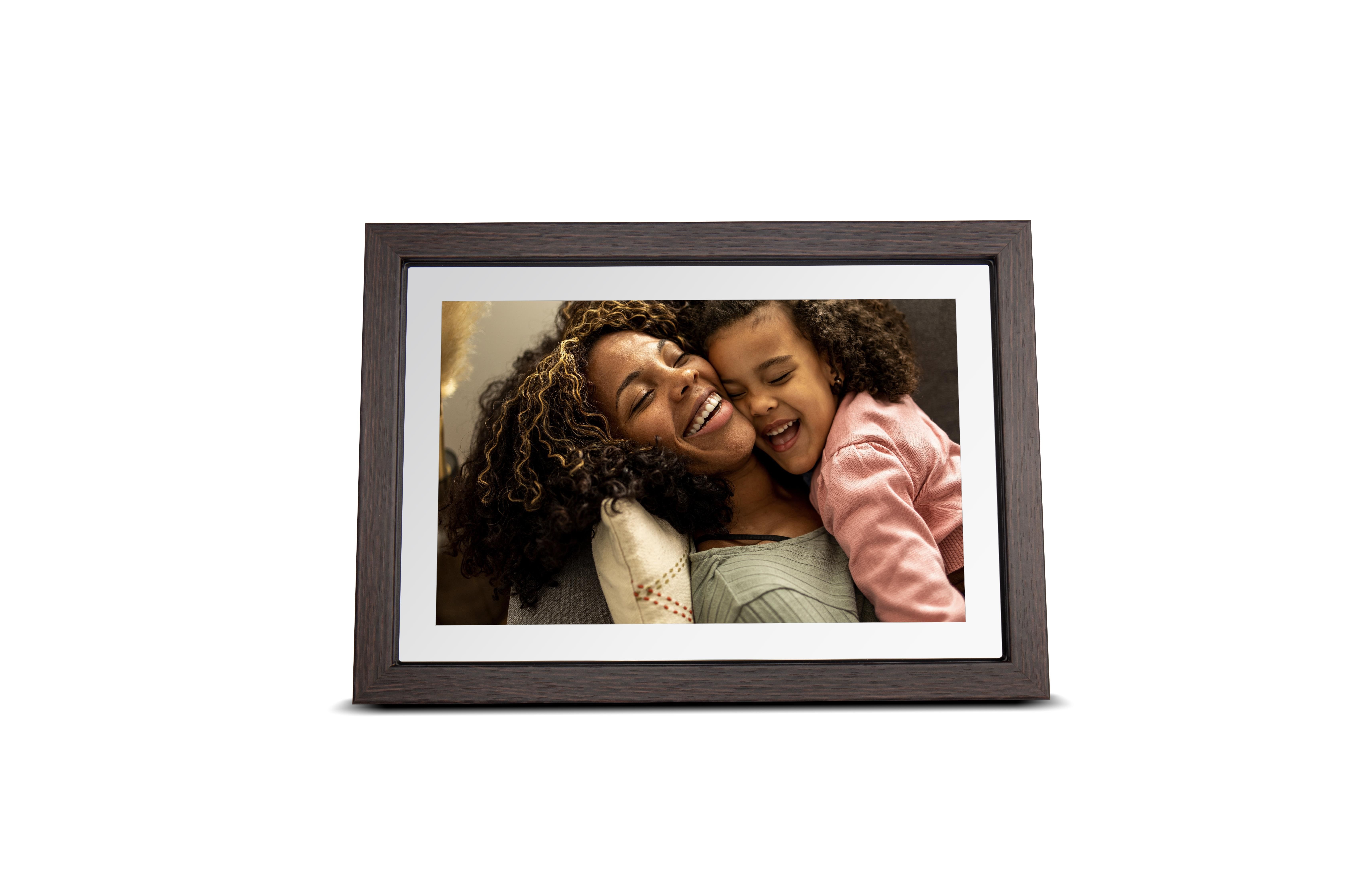 Denver Frameo Pff-1040dw - Dark Wood - Digitale Bilderrahmen