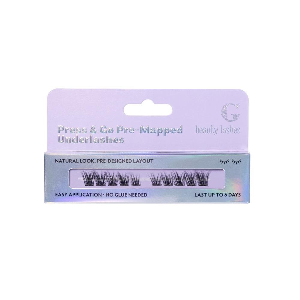 G Beauty Lashes Press & Go Pre-mapped Underlashes - Blush - Make Up Gbl-blus