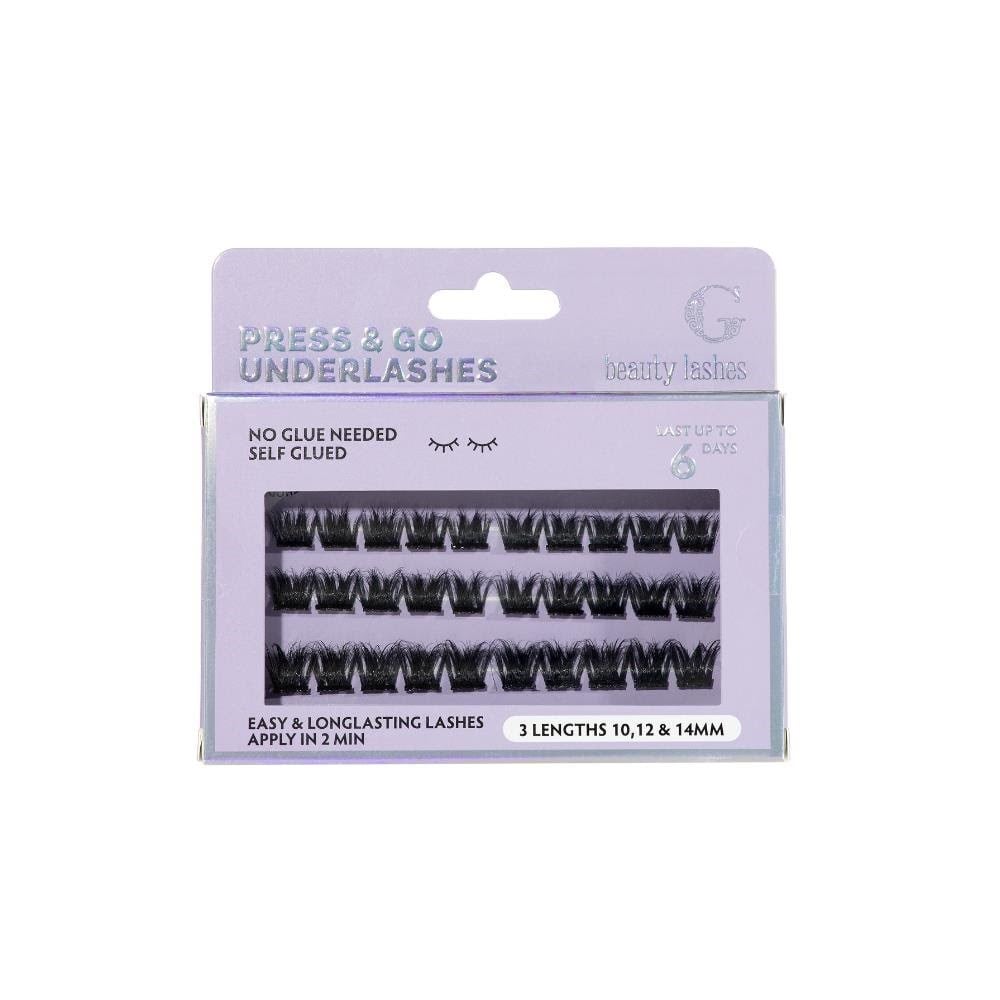 G Beauty Lashes Press & Go Underlashes -Glam - Make Up Gbl-glam