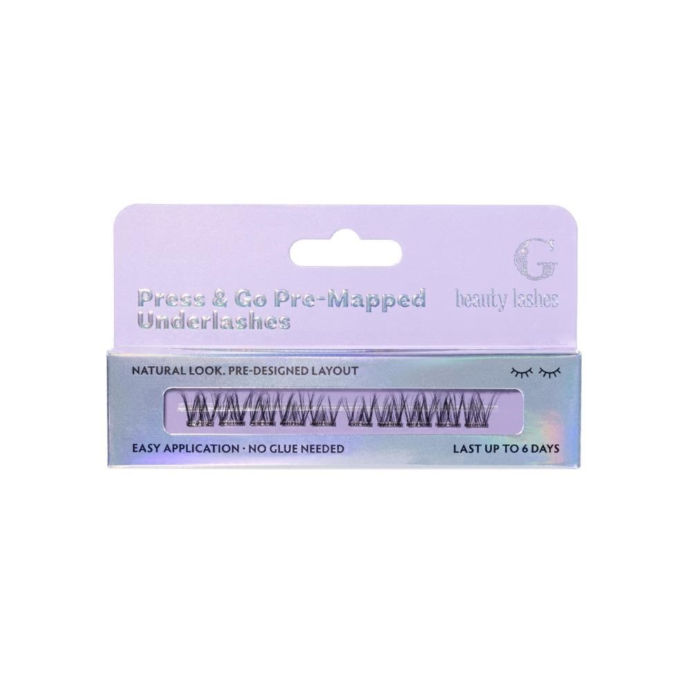 G Beauty Lashes Press & Go Pre-mapped Underlashes - Muse - Make Up Gbl-muse
