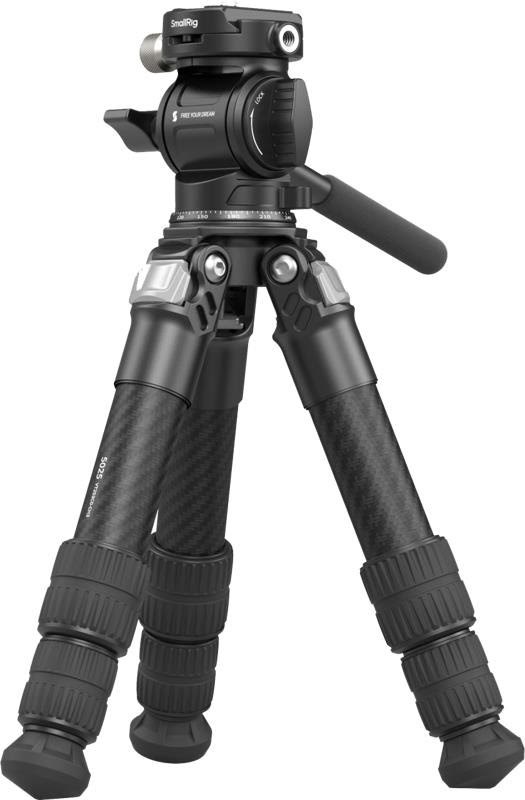 Smallrig 5025 Heavy Duty Carbon Fiber Tabletop Tripod Kit - Tripods Stative