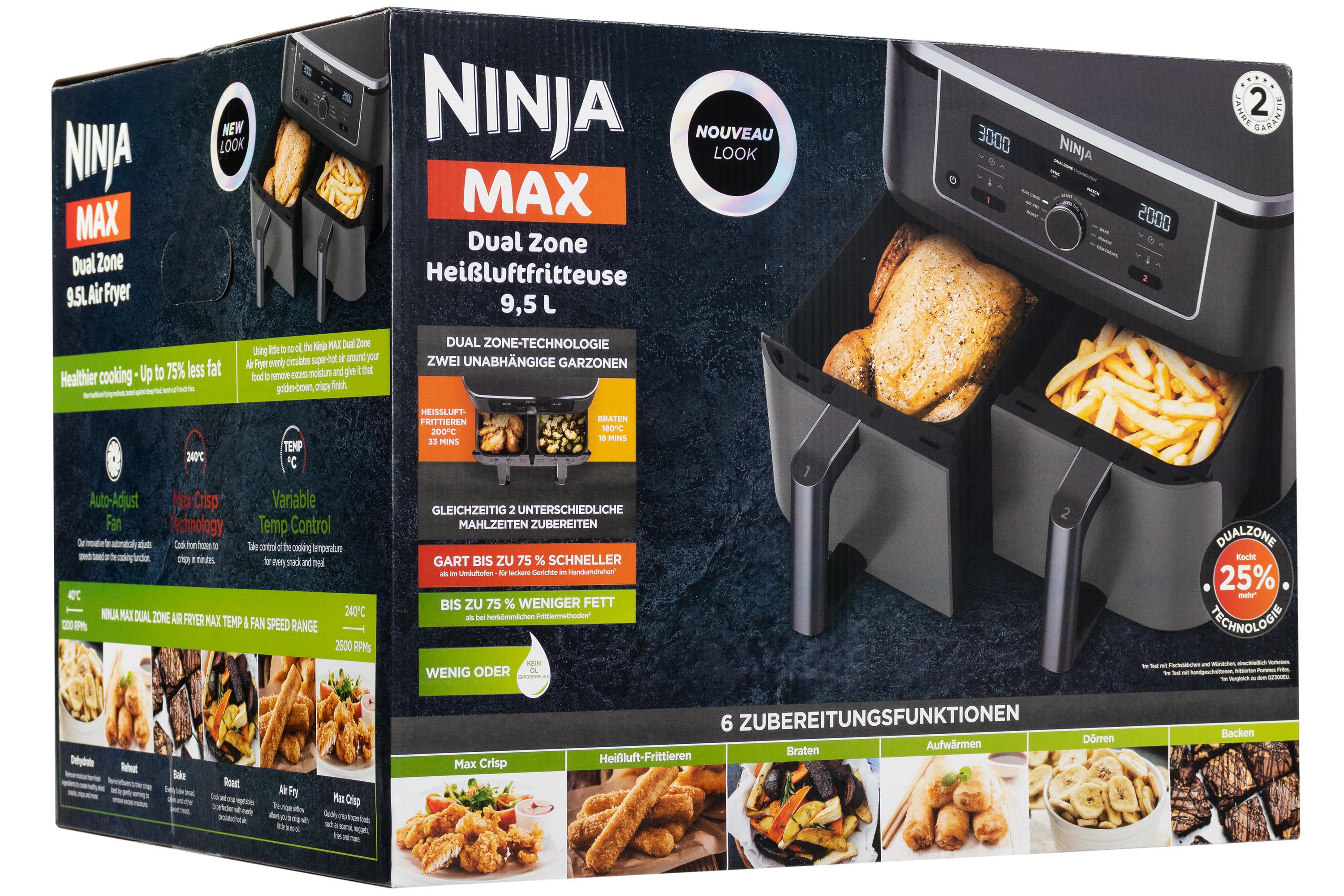 Ninja Dz400eu Fryer - Andere Kuechengeraete