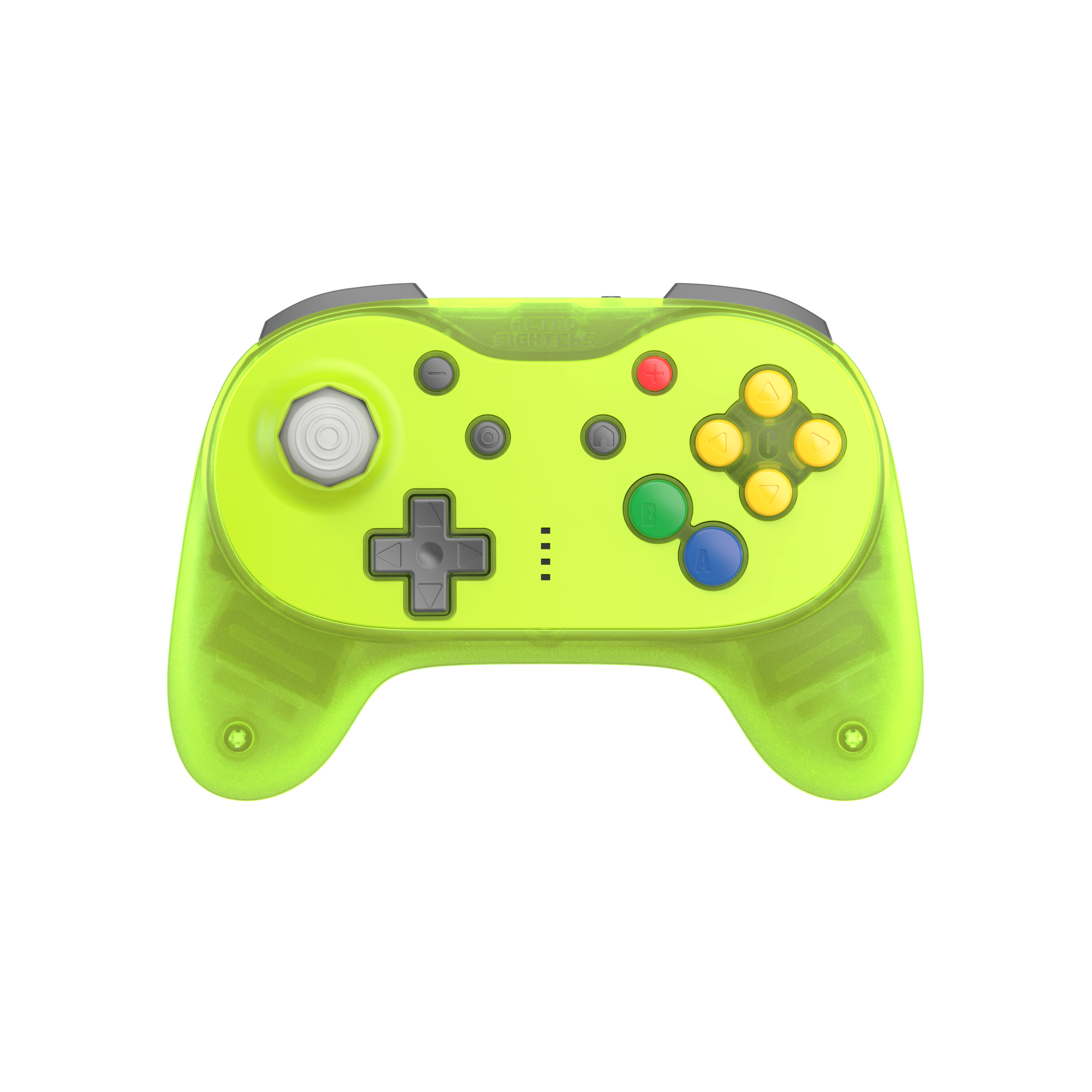 Retro Fighters Brawler64 Pro - Extreme Green - Wireless Controller - Nintendo 64 - Gaming Zubehoer