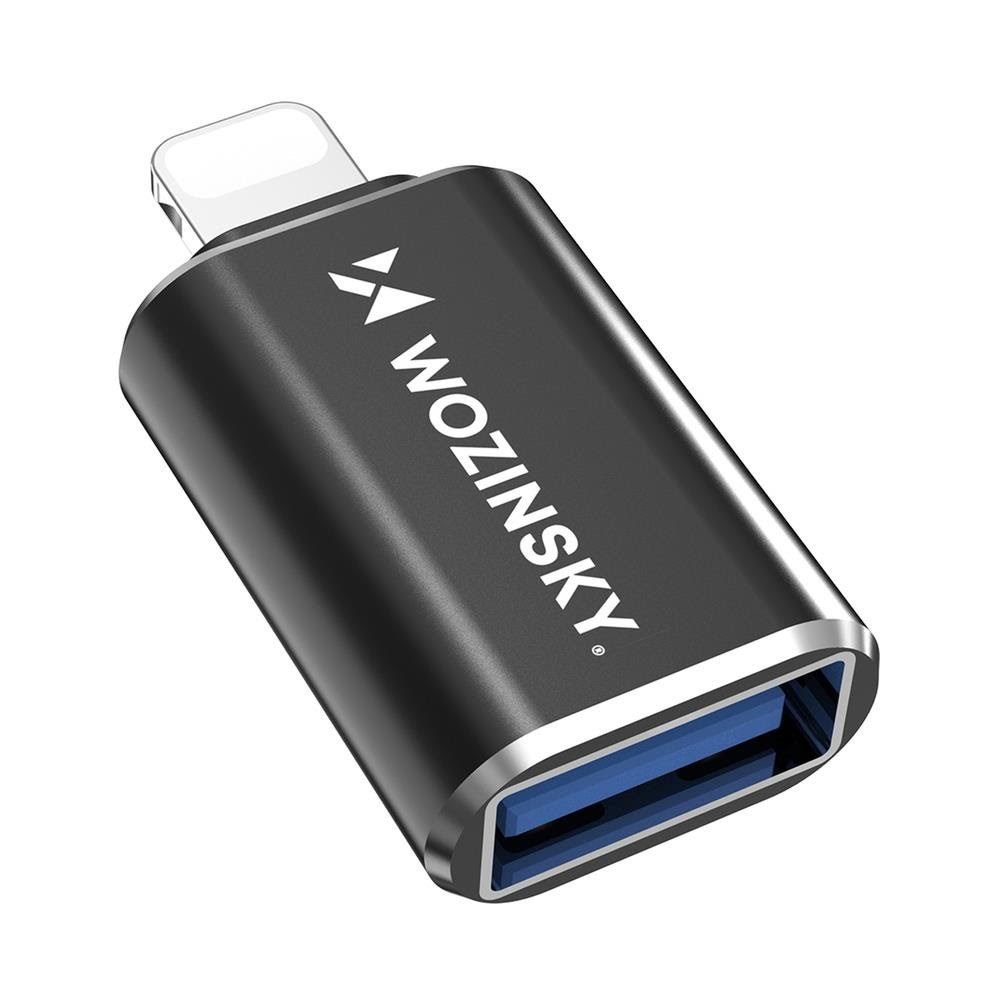 Wozinsky Wala-01 Lightning Adapter - Usb-a Otg - Black - Usb Kabel Schwarz 5907769378959