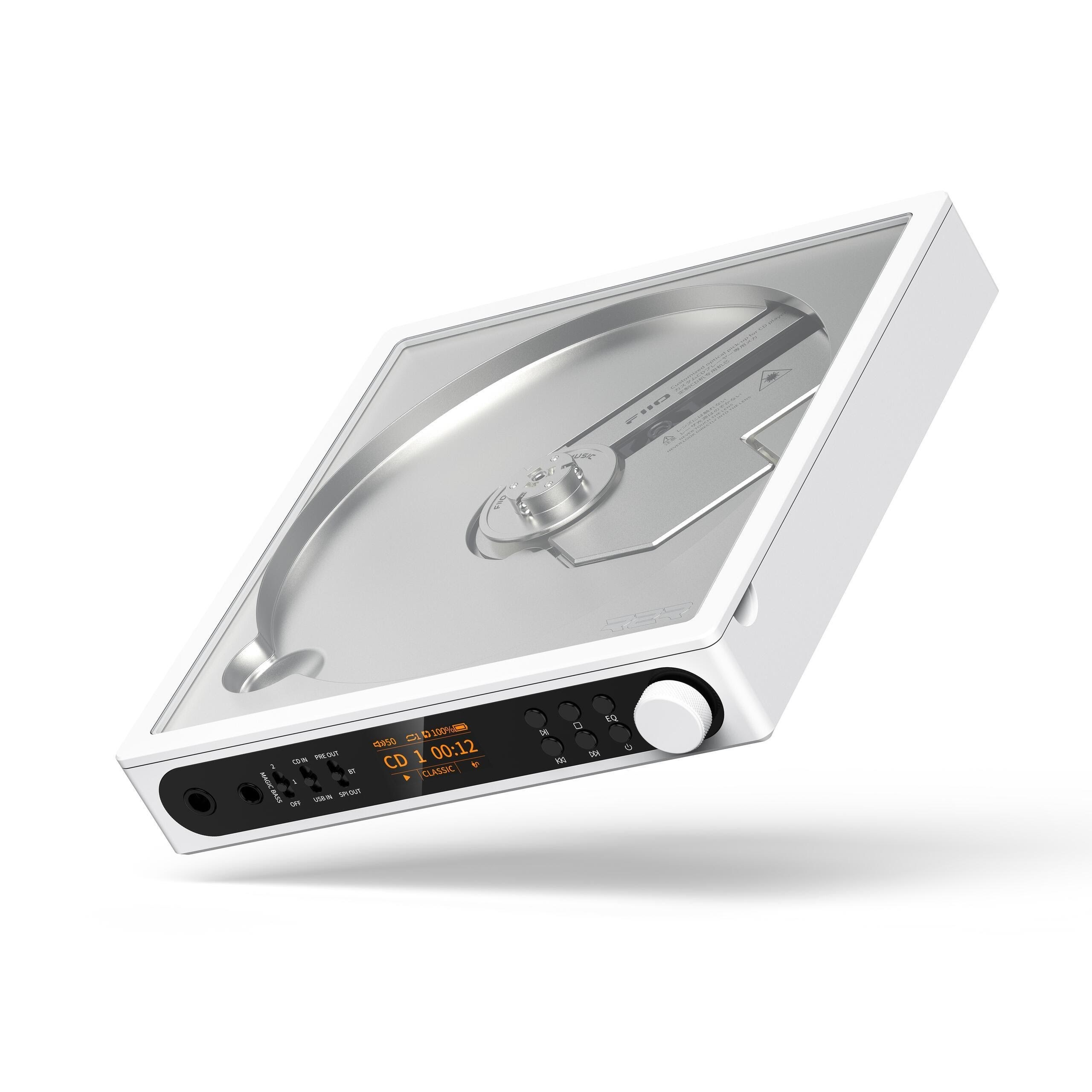 Fiio Dm15 R2r - Portable CD Player - 24-bit R2r Dac - Bluetooth - White