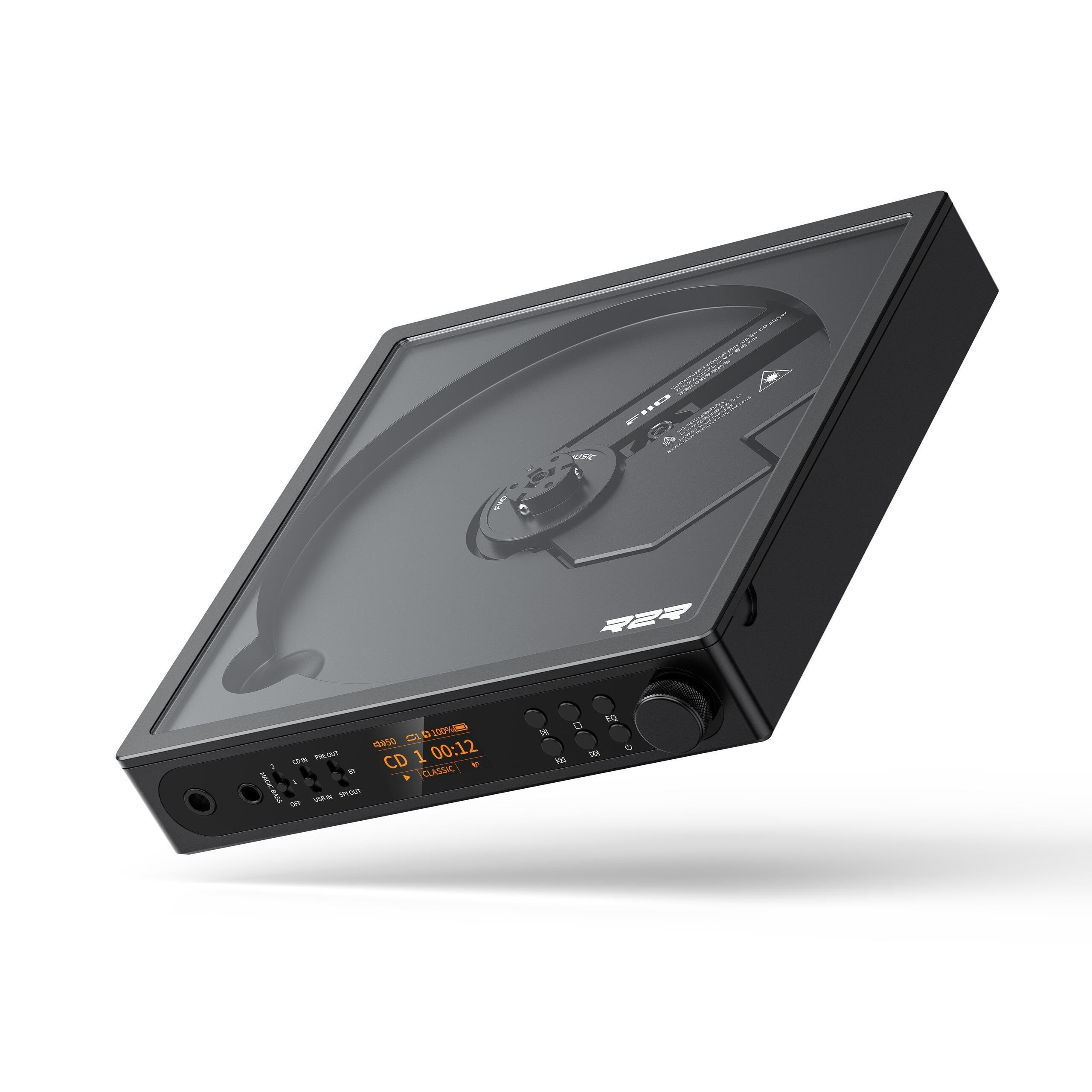 Fiio Dm15 R2r - Portable CD Player - 24-bit R2r Dac - Bluetooth - Black