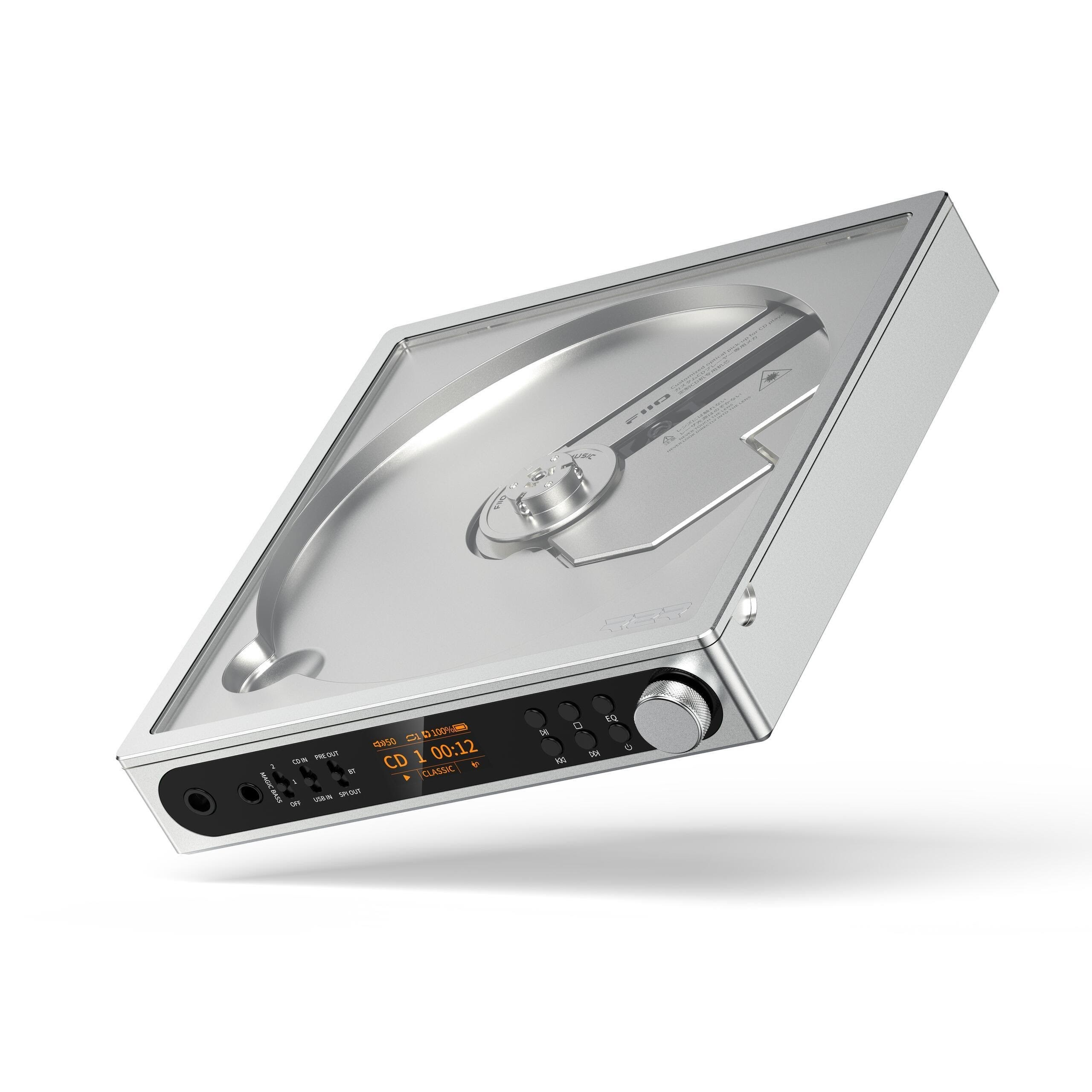 Fiio Dm15 R2r - Portable CD Player - 24-bit R2r Dac - Bluetooth - Silver