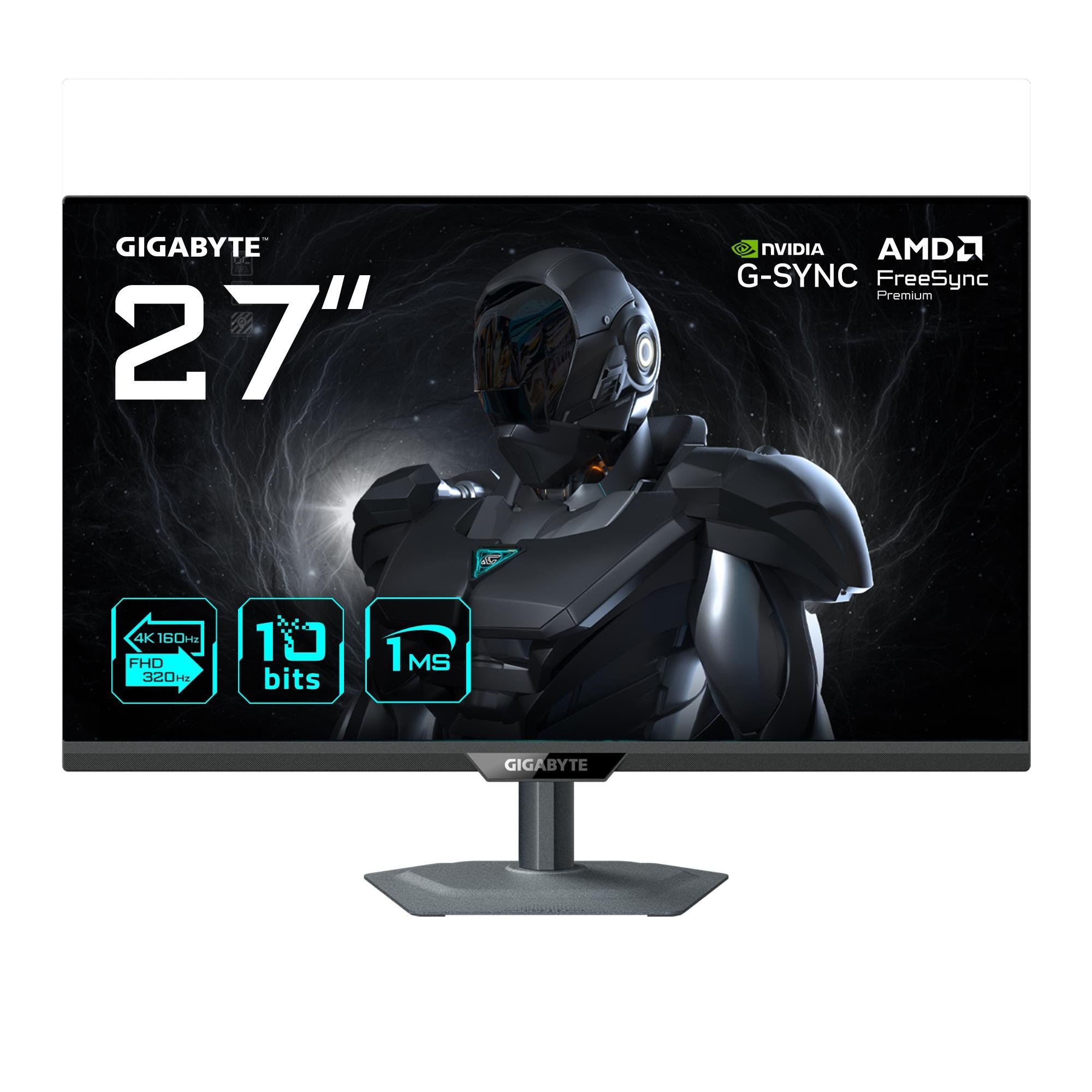27" Gigabyte G27up - 3840x2160 (4K) - 160hz - Ips - Bildschirm Black G27up EK