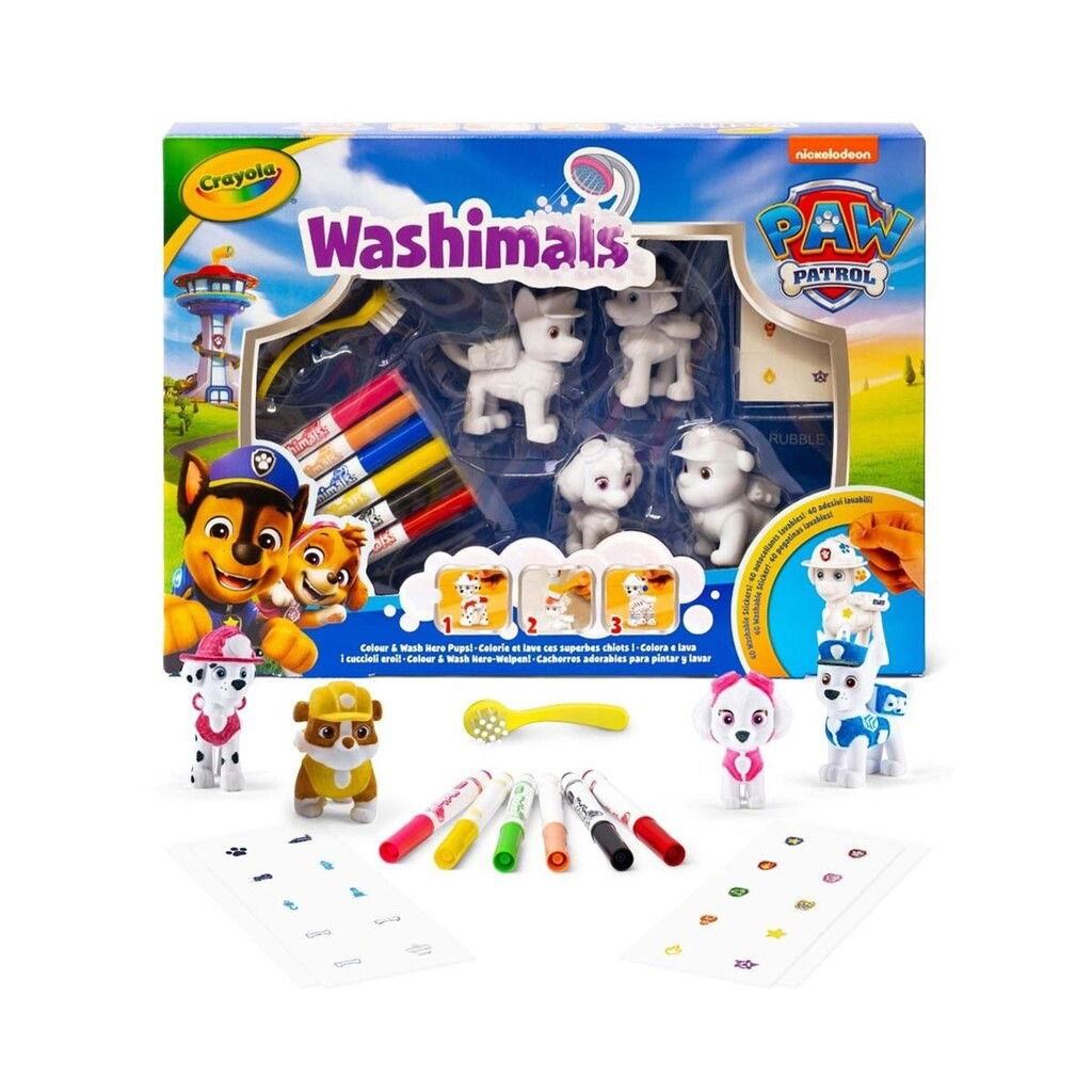 Crayola Washimals Paw Patrol w/ 4 Pups - Kreativ Spiele