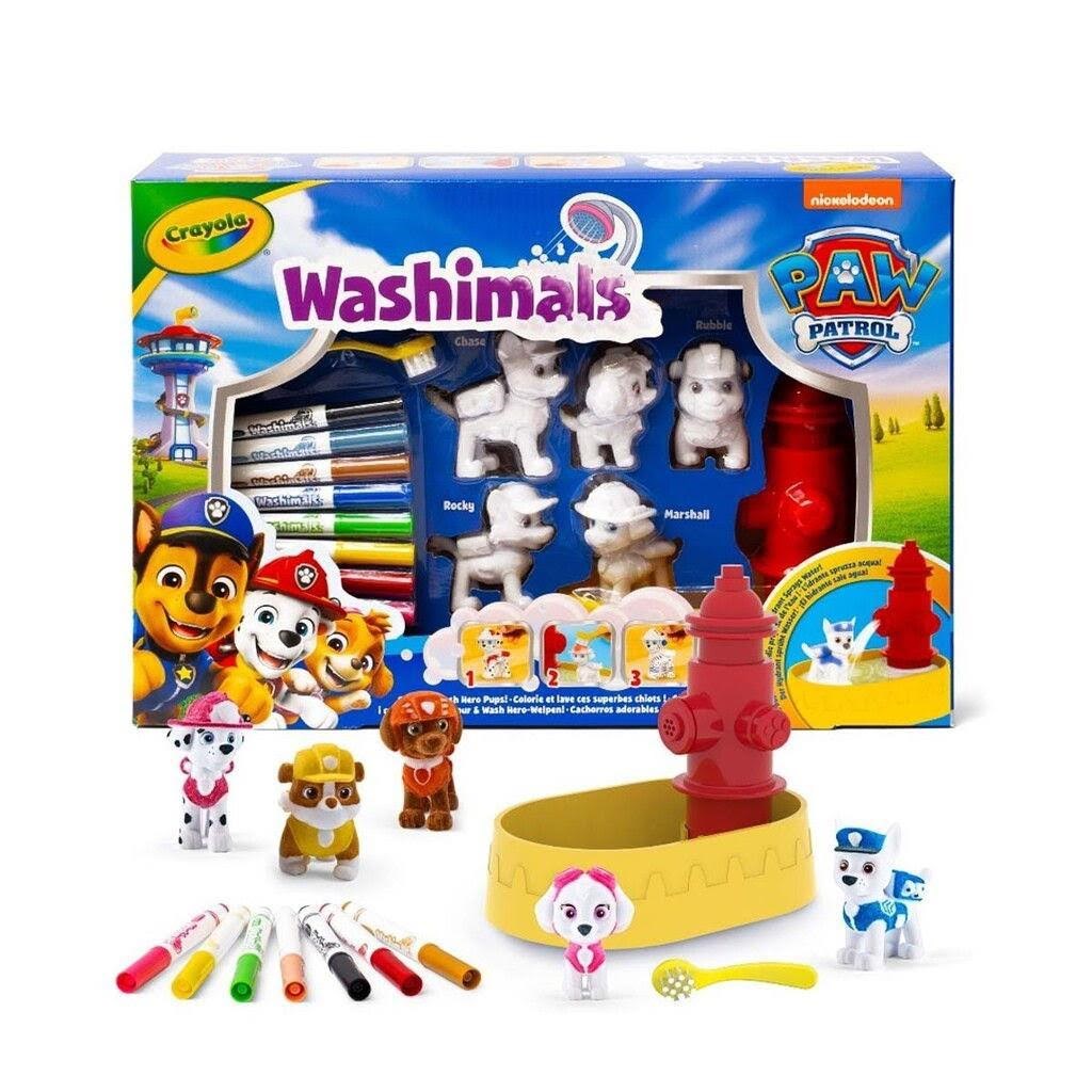 Crayola Washimals Paw Patrol w/ 5 Pups - Kreativ Spiele 74-0291
