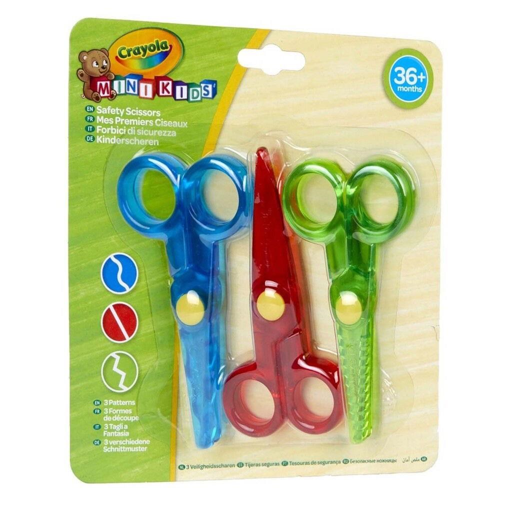 Crayola Mini Kids Sicherheits-schere 3 Stk. - Kreativ Spiele 81-8119