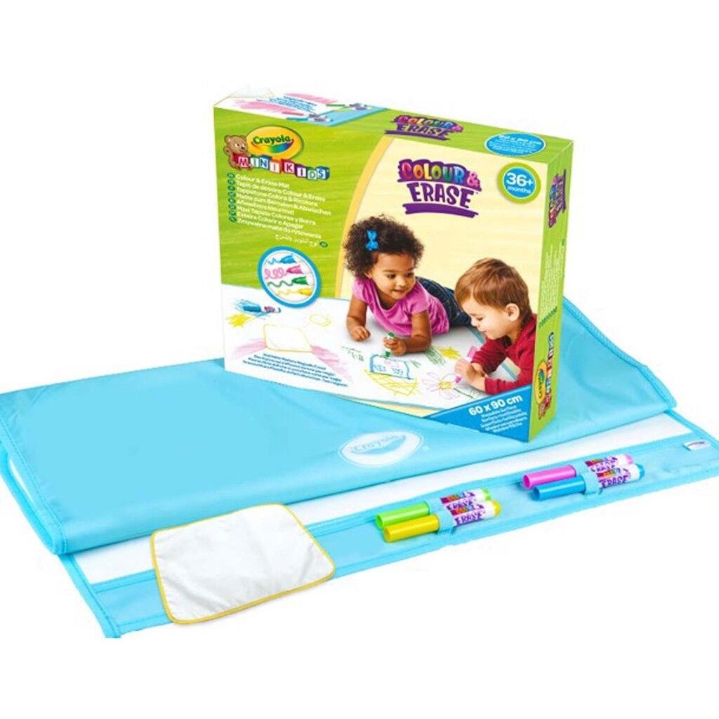 Crayola Mini Kids Color & Erase Mat 90x60cm - Kreativ Spiele