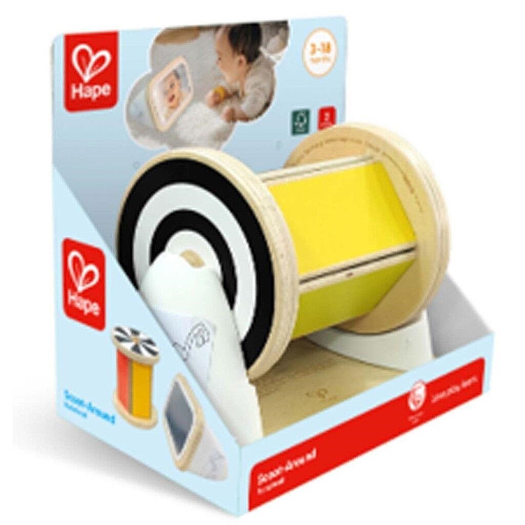 Hape Spinning Drum With Mirror - Baby Spielzeug E0139k