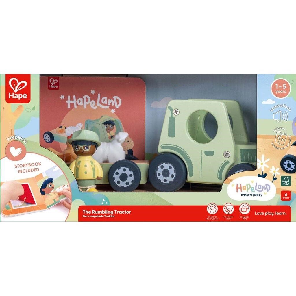 Hape The Rumbling Tractor With Sound - Baby Spielzeug
