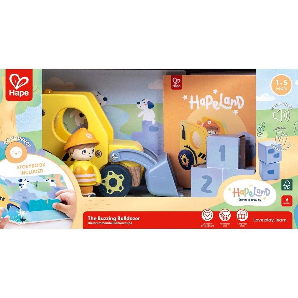 Hape The Buzzing Bulldozer With Sound - Baby Spielzeug