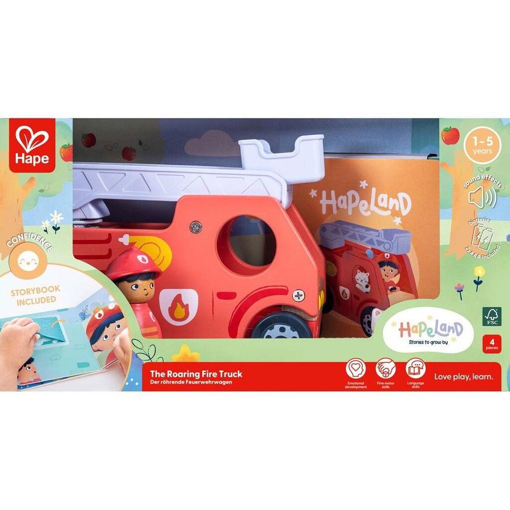 Hape The Roaring Fire Truck With Sound - Baby Spielzeug E3440k