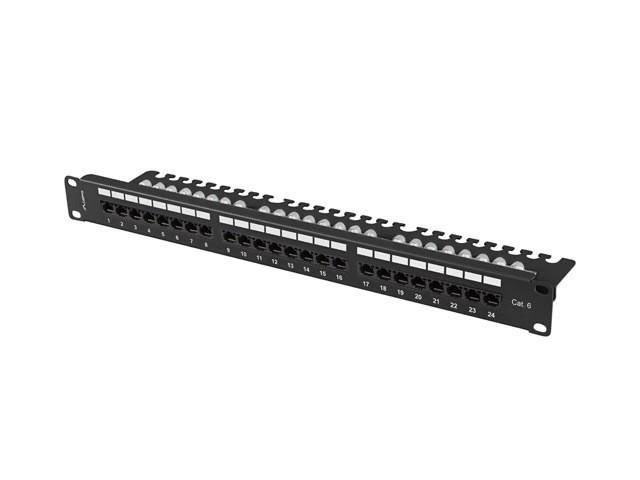 Lanberg Patch Panel 24-port 1U 19" Cat.6 Ftp - Netzwerkzubehoer