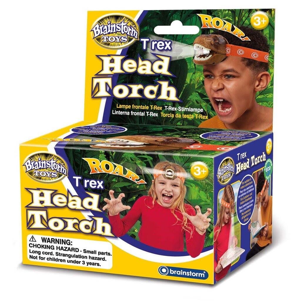 Brainstorm T-rex Head Torch - Kreativ Spiele