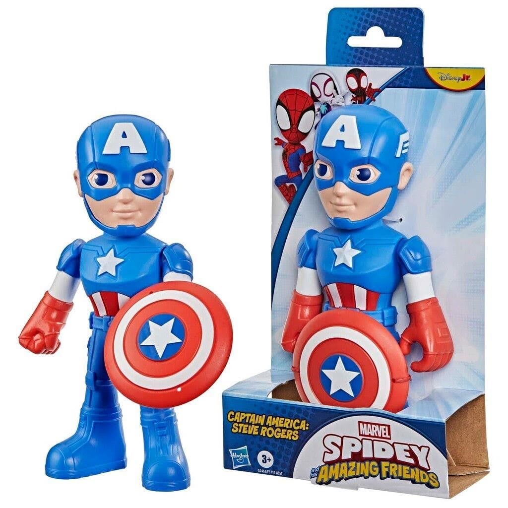 Spidey And His Amazing Friends Spidey & Friends Figure 22.5 cm - Captain America - Figuren G24625x0