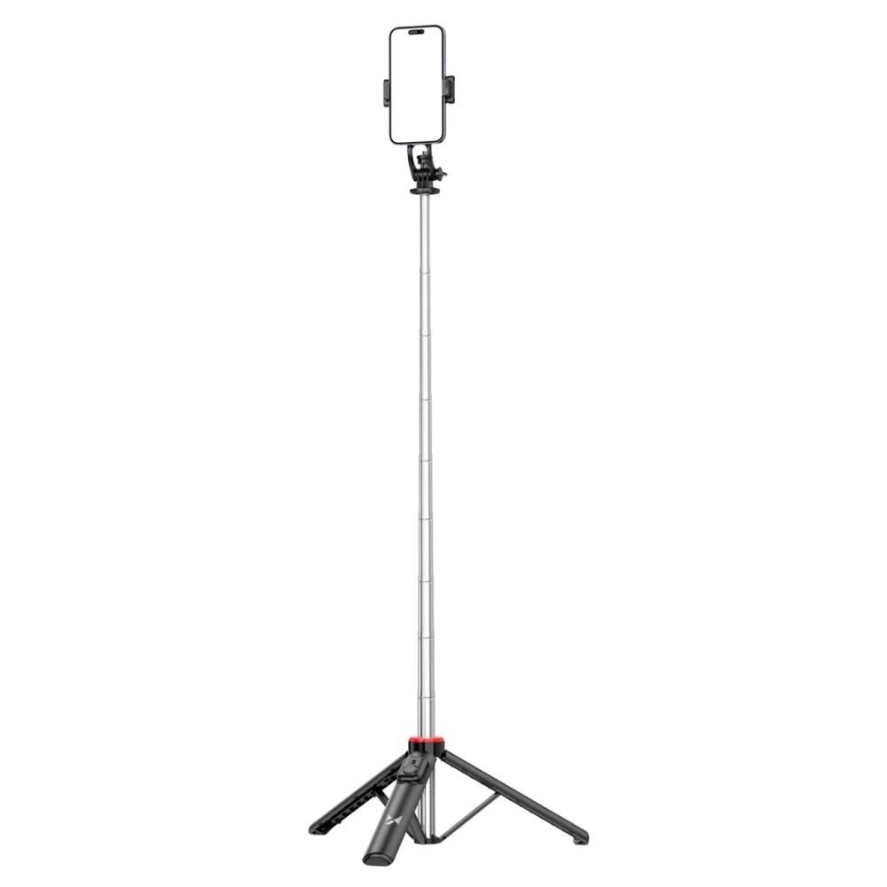 Wozinsky Selfie Stick Wc1y3s Telescopic Tripod 1.3m With Phone Holder - Black - Handys Anderes Zubehoer 5907769360602