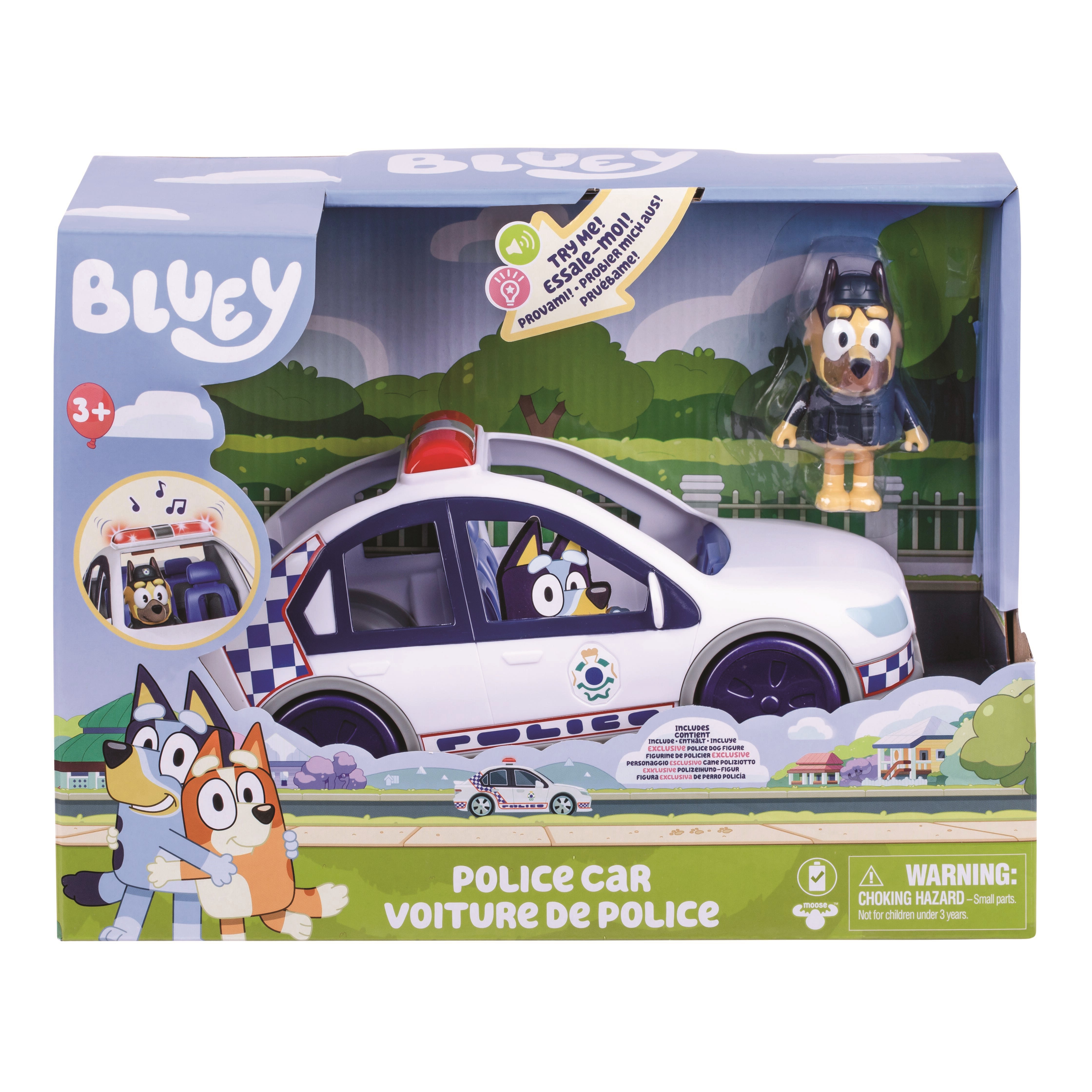 Bluey Police Car - Spielzeugauto