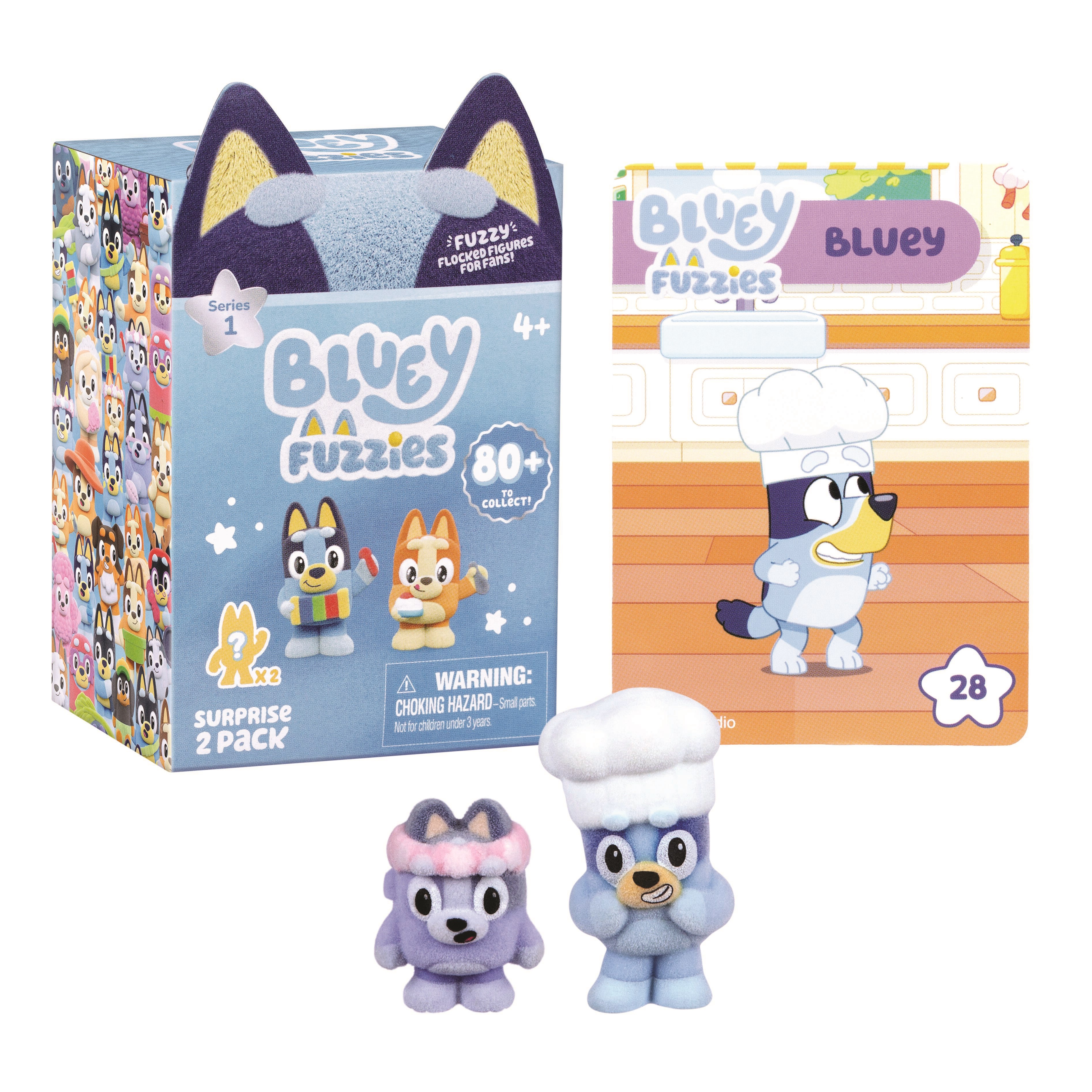 Bluey Fuzzies 2 Pack - Figuren 90452