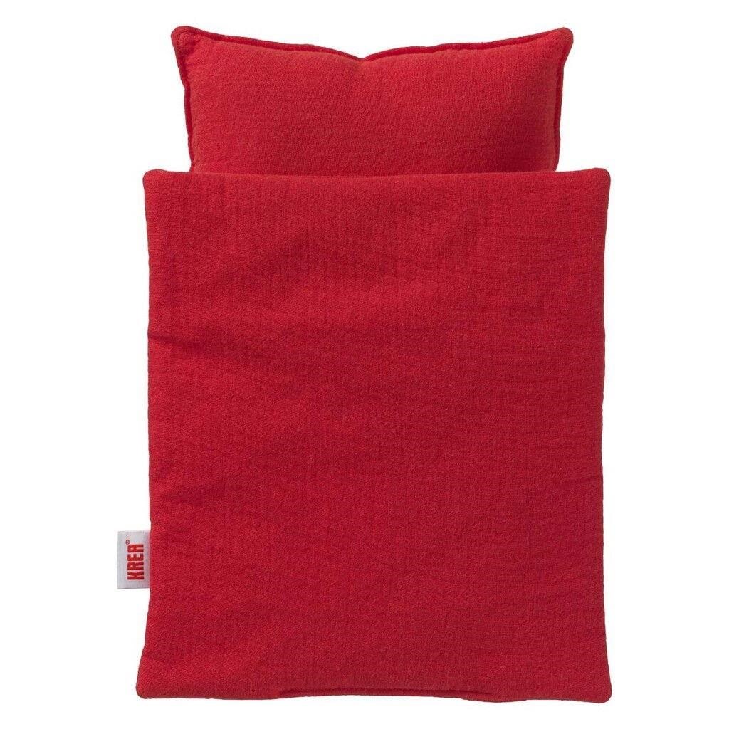 Krea Doll Bed Linen Red - Dolls Accessories