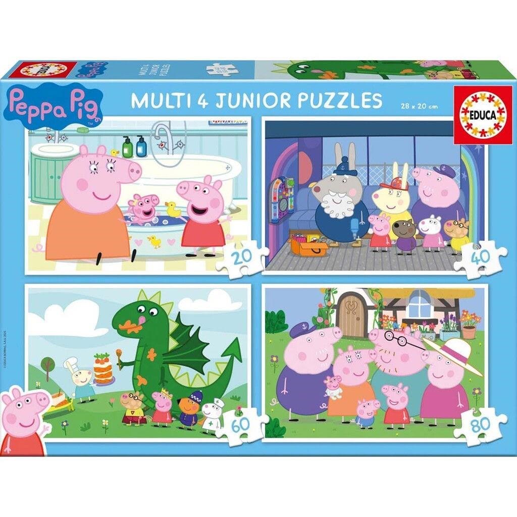 Educa 20-40-60-80 Peppa Pig Multi 4 - Puzzle 20329