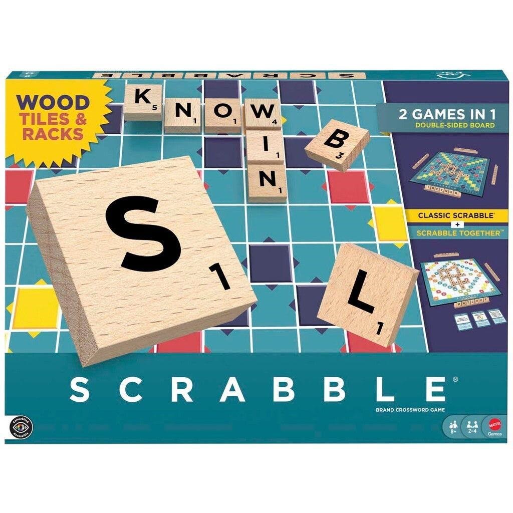 Mattel Scrabble Holz-edition (NO) - Brettspiele Jlj63