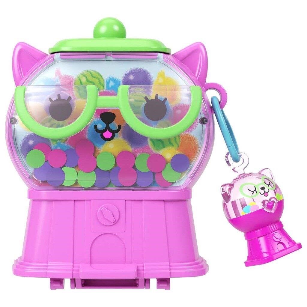 Polly Pocket Core Compact Wassermelonen-kaugummikugel-kätzchen - Figuren