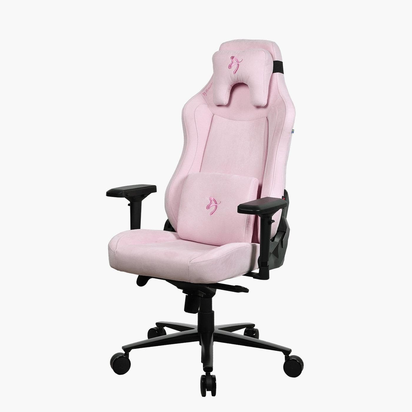 Arozzi Vernazza Supersoft Pink Büro Stuhl - Rosa - Stoff - Bis zu 140 kg - Gaming Stuehle Vernazza-spsf-pnk