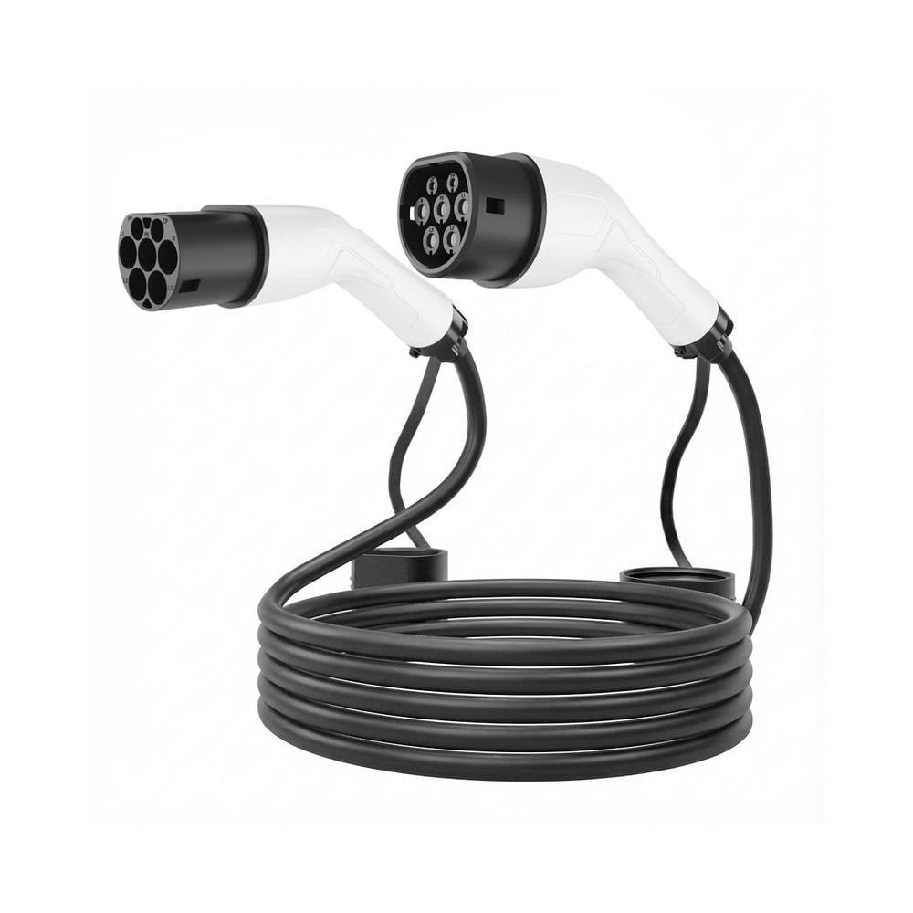 Gembird Ladekabel Type 2 32a 3-phasige (22 KW) - 8 Meter - Aufladen Von Elektroautos Ev-t2mf-22kw-8m