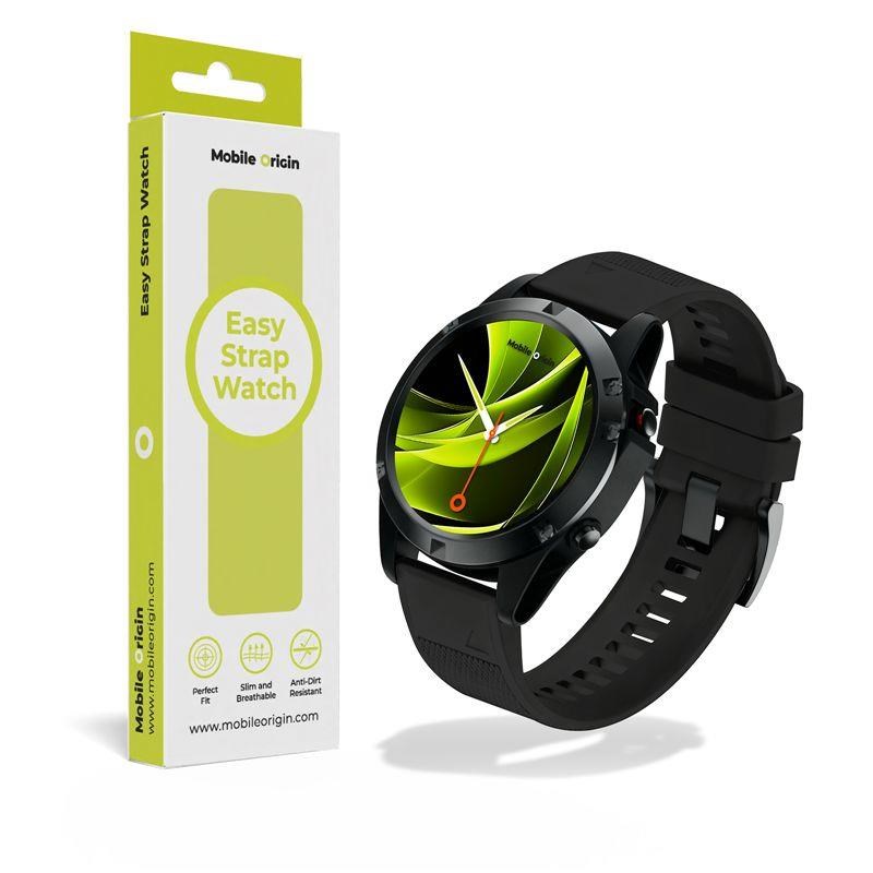 Mobile Origin Easy Strap Watch 22mm Black - Smartwatch Accessories
