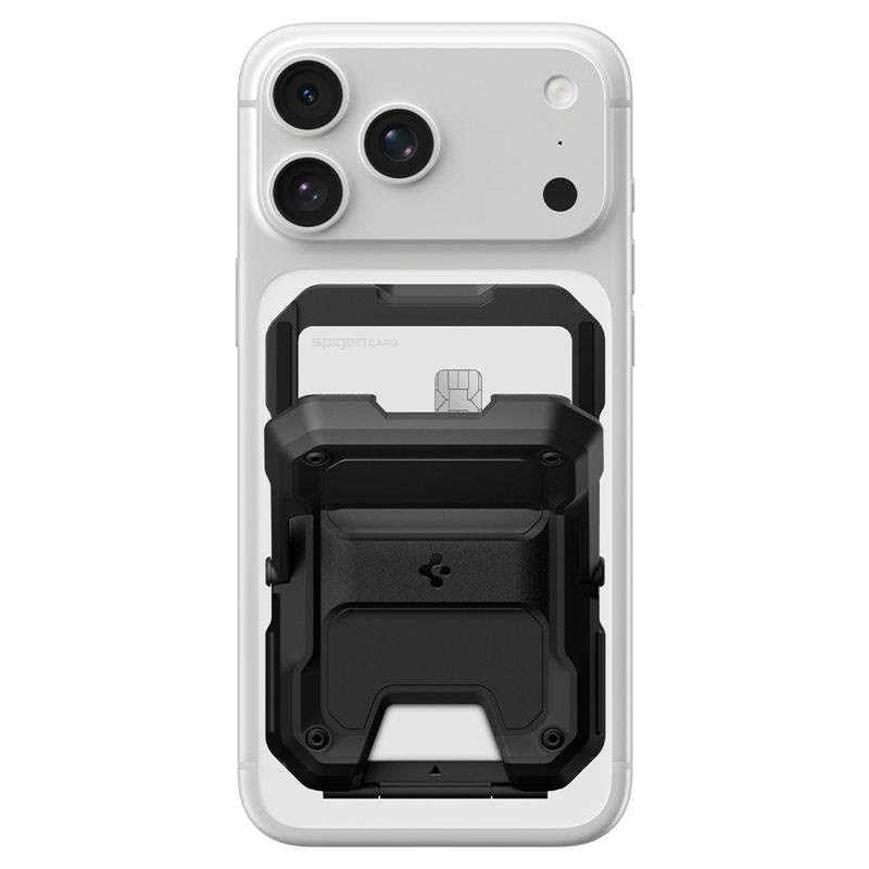 Spigen Tough Armor Pro Wallet Magsafe 5 Card - Black - Handys Anderes Zubehoer Afa09327
