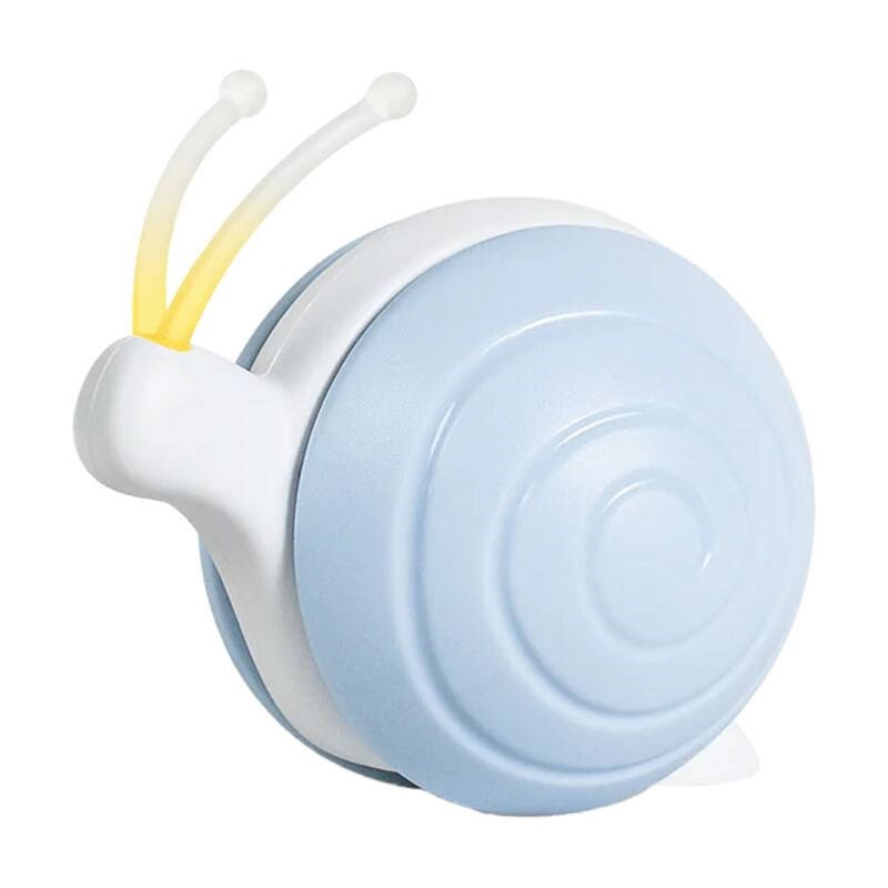 Cheerble Interactive Cat Toy: Wicked Snail (Blue) - Katzen Cwj02-blue