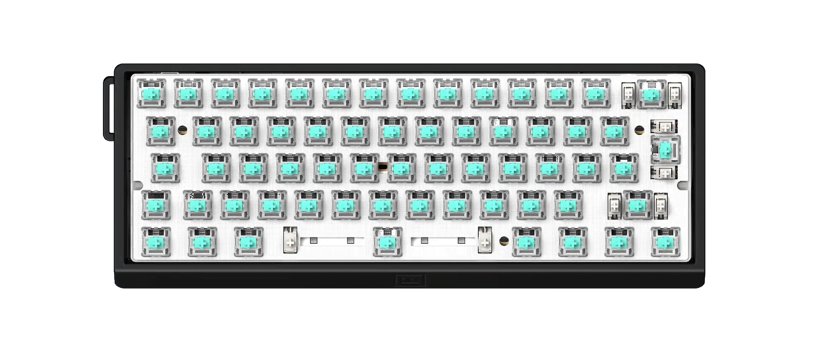 Wooting 60he v2 Barebone - Gaming Tastatur (Tkl) - 60% - Iso - Schwarz - Tastaturen Wk3c-iso-tik-abk1