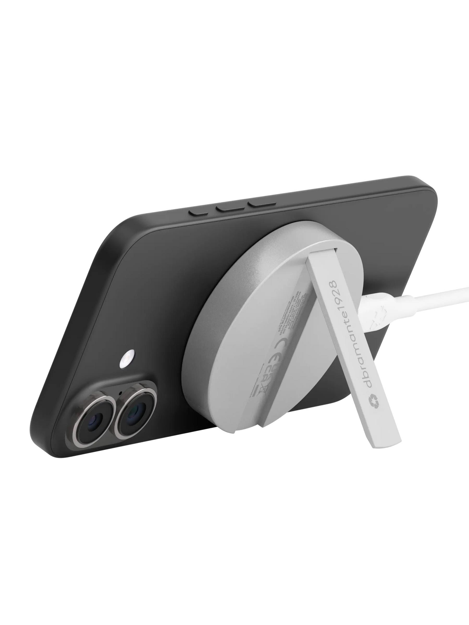 Dbramante1928 Qi2.2 Wireless Magnetic Charger w/ Stand - 25w - Handys Adapter Und Ladegeraete Ch15wlal7263